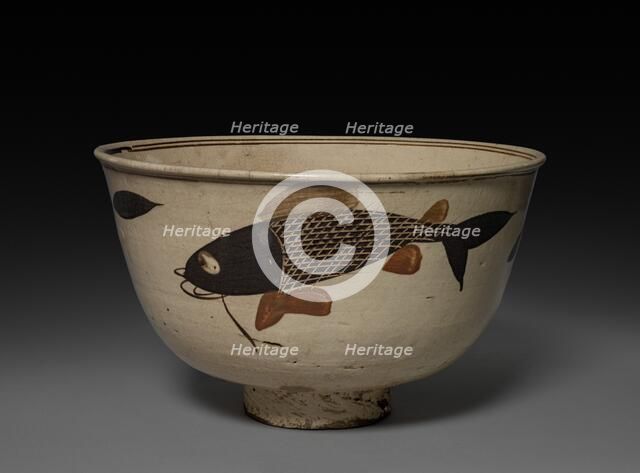 Bowl: Cizhou ware, 1368- 1644. Creator: Unknown.