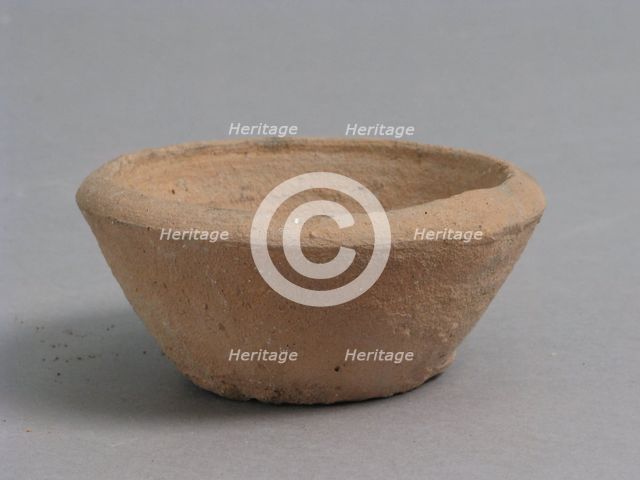 Bowl, Coptic, 4th-7th century. Creator: Unknown.