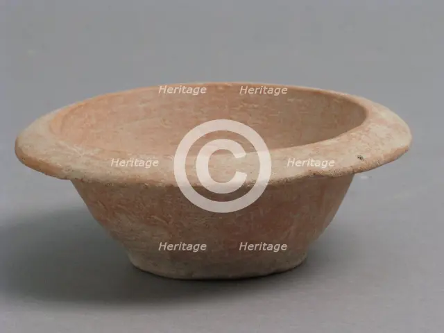 Bowl, Coptic, 4th-7th century. Creator: Unknown.