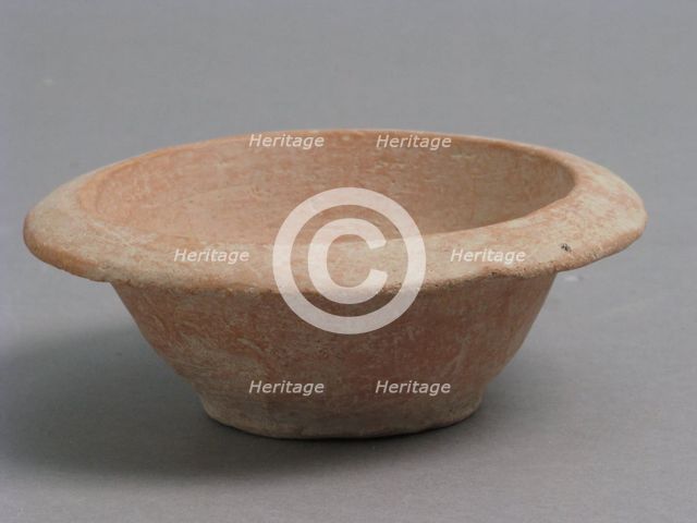 Bowl, Coptic, 4th-7th century. Creator: Unknown.