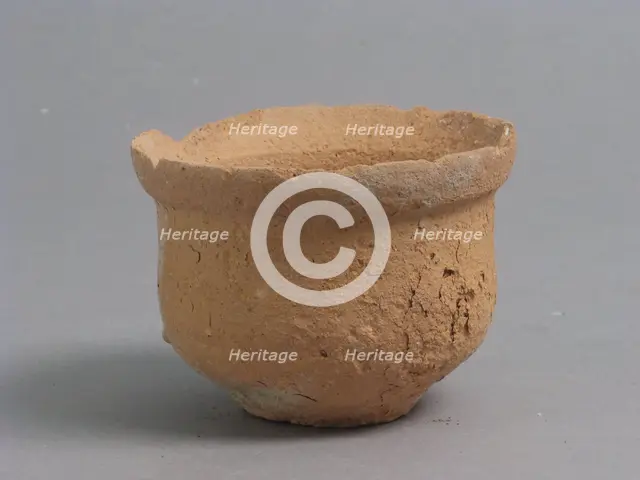 Bowl, Coptic, 4th-7th century. Creator: Unknown.
