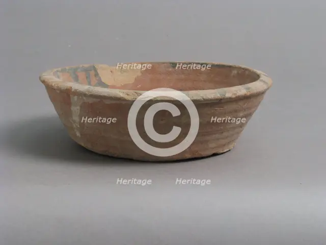 Bowl, Coptic, 4th-7th century. Creator: Unknown.