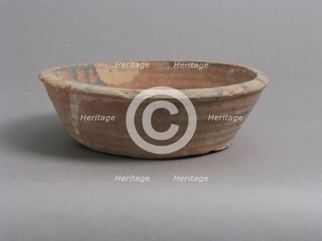 Bowl, Coptic, 4th-7th century. Creator: Unknown.