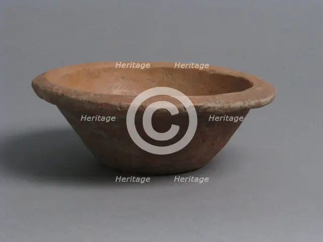 Bowl, Coptic, 4th-7th century. Creator: Unknown.