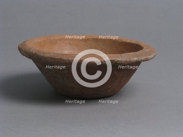 Bowl, Coptic, 4th-7th century. Creator: Unknown.