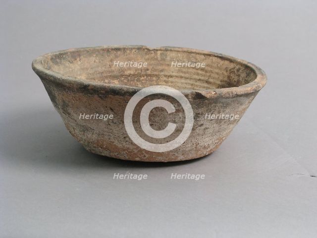 Bowl, Coptic, 4th-7th century. Creator: Unknown.