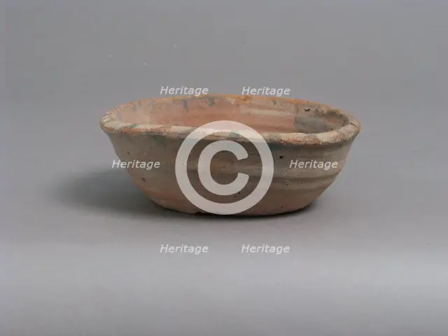 Bowl, Coptic, 4th-7th century. Creator: Unknown.