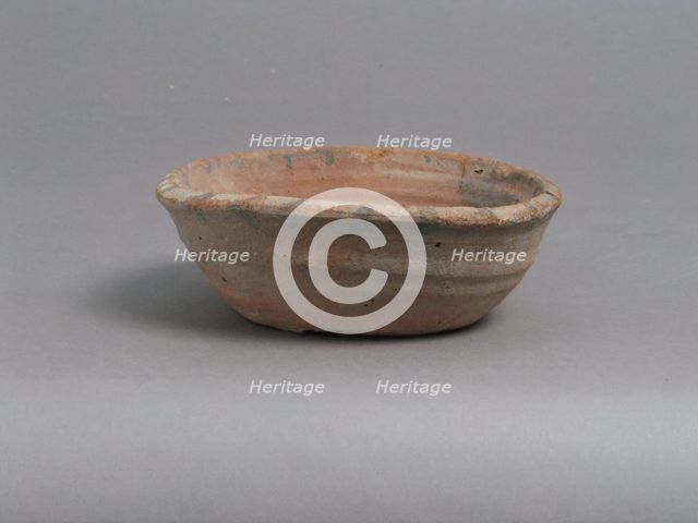Bowl, Coptic, 4th-7th century. Creator: Unknown.