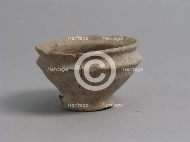 Bowl, Coptic, 4th-7th century. Creator: Unknown.