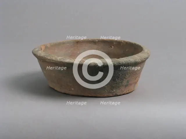 Bowl, Coptic, 4th-7th century. Creator: Unknown.