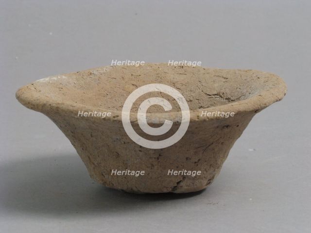 Bowl, Coptic, 4th-7th century. Creator: Unknown.
