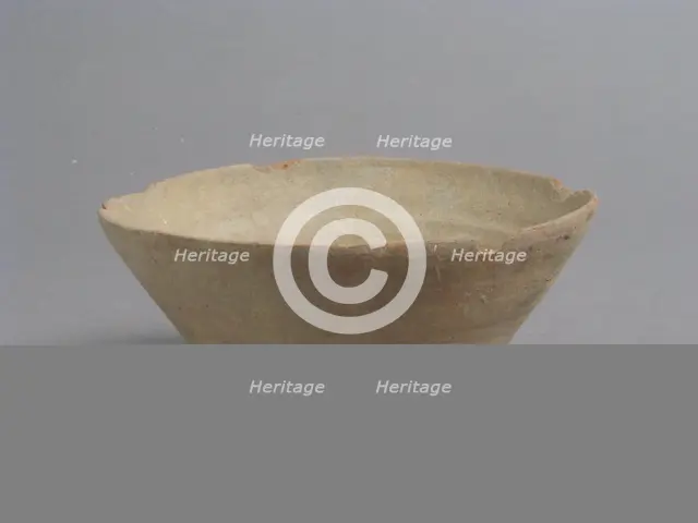 Bowl, Coptic, 4th-7th century. Creator: Unknown.