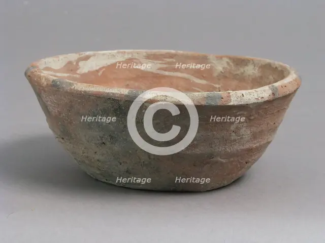 Bowl, Coptic, 4th-7th century. Creator: Unknown.