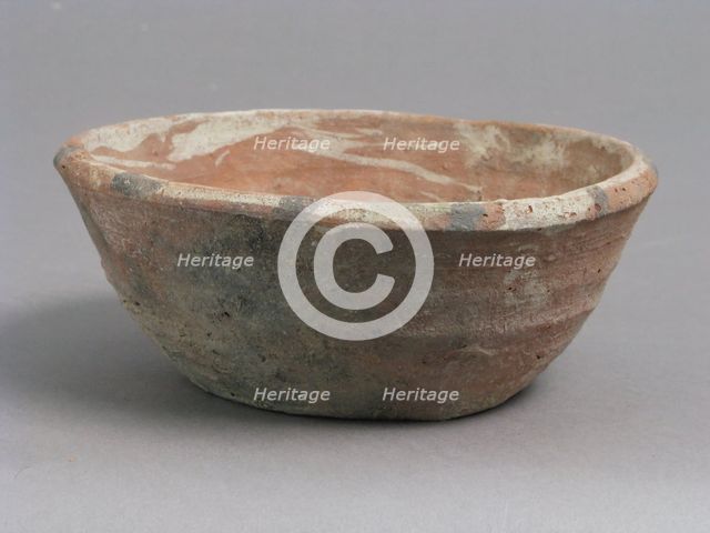Bowl, Coptic, 4th-7th century. Creator: Unknown.