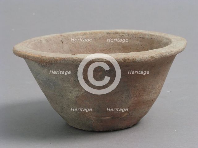 Bowl, Coptic, 4th-7th century. Creator: Unknown.