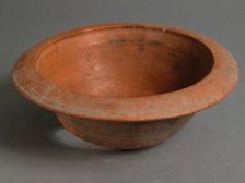 Bowl, Coptic, 4th-7th century. Creator: Unknown