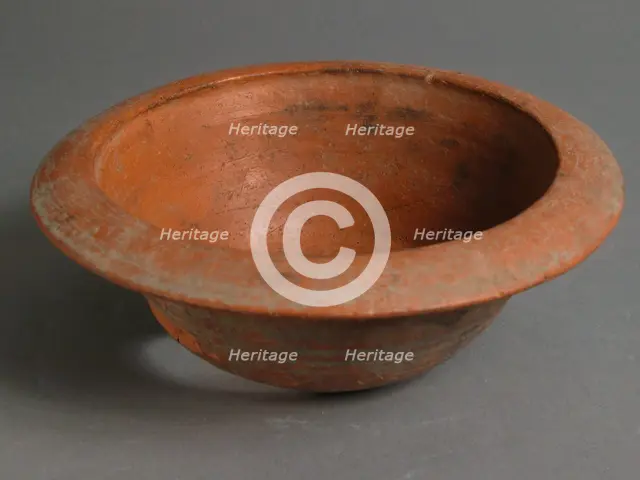 Bowl, Coptic, 4th-7th century. Creator: Unknown.
