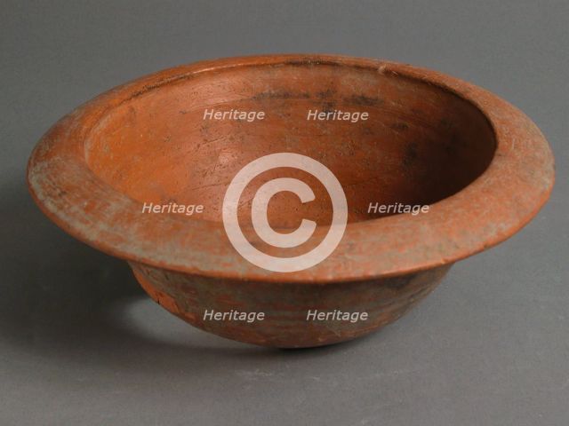 Bowl, Coptic, 4th-7th century. Creator: Unknown.
