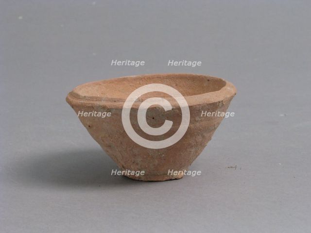 Bowl, Coptic, 4th-7th century. Creator: Unknown.