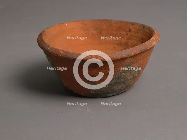 Bowl, Coptic, 4th-7th century. Creator: Unknown.