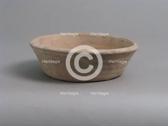 Bowl, Coptic, 4th-7th century. Creator: Unknown.