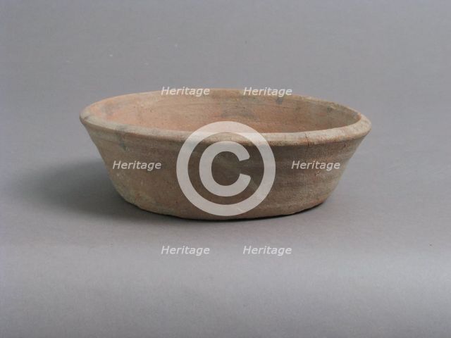 Bowl, Coptic, 4th-7th century. Creator: Unknown.