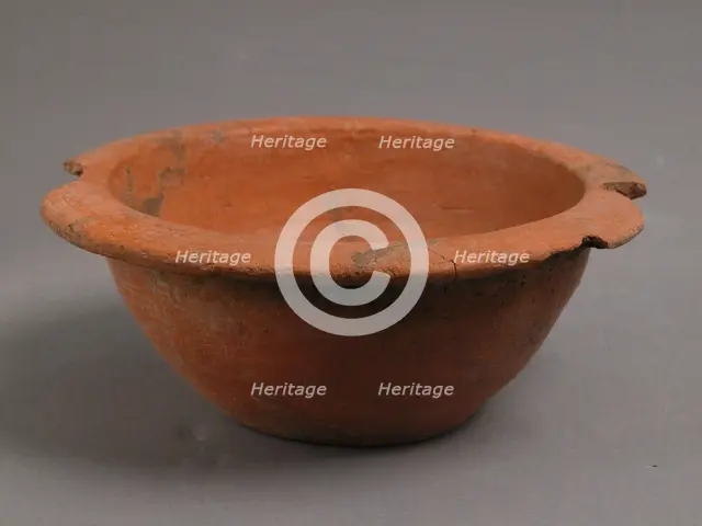Bowl, Coptic, 4th-7th century. Creator: Unknown.