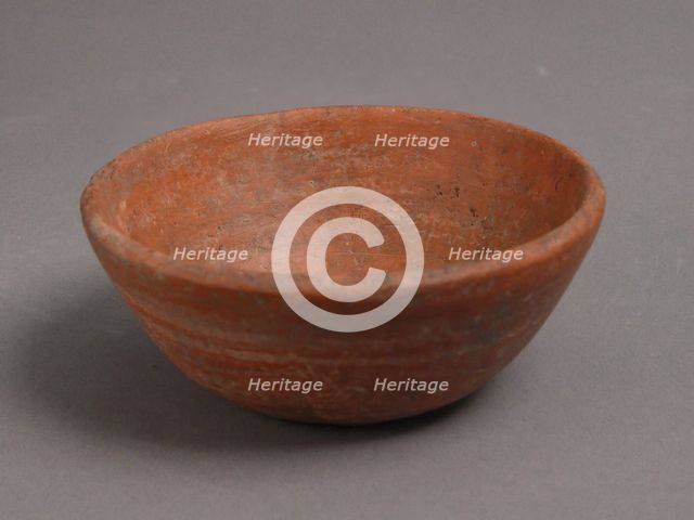 Bowl, Coptic, 4th-7th century. Creator: Unknown.