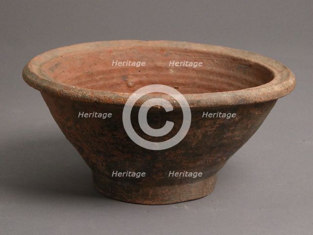 Bowl, Coptic, 4th-7th century. Creator: Unknown.