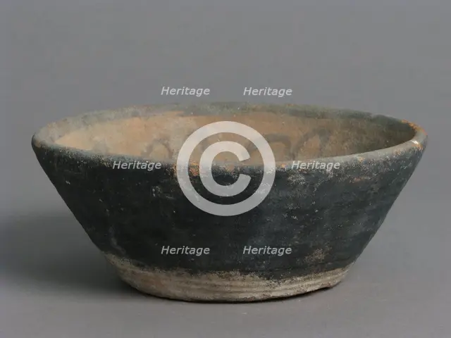 Bowl, Coptic, 4th-7th century. Creator: Unknown.