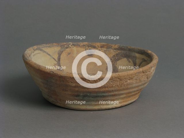 Bowl, Coptic, 4th-7th century. Creator: Unknown.