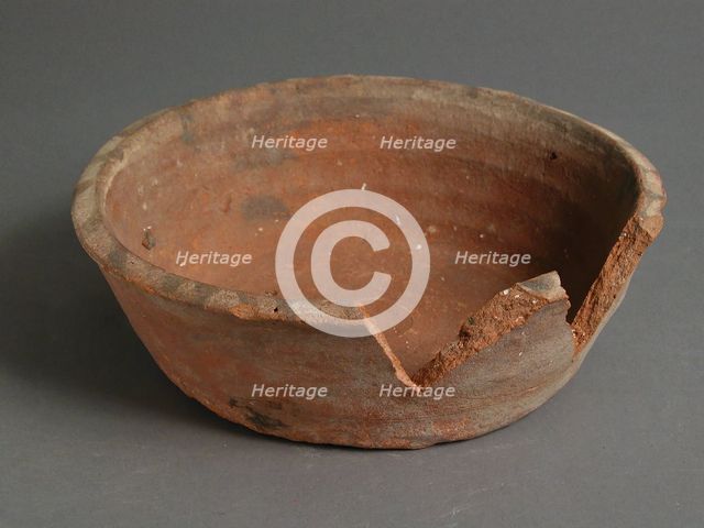 Bowl, Coptic, 4th-7th century. Creator: Unknown.