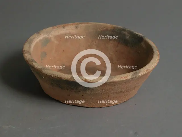 Bowl, Coptic, 4th-7th century. Creator: Unknown.