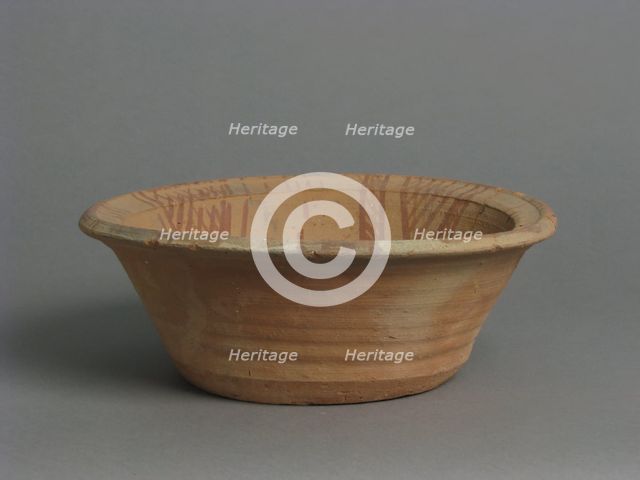 Bowl, Coptic, 4th-7th century. Creator: Unknown.