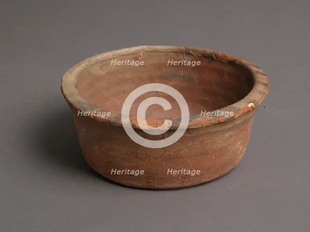 Bowl, Coptic, 4th-7th century. Creator: Unknown.