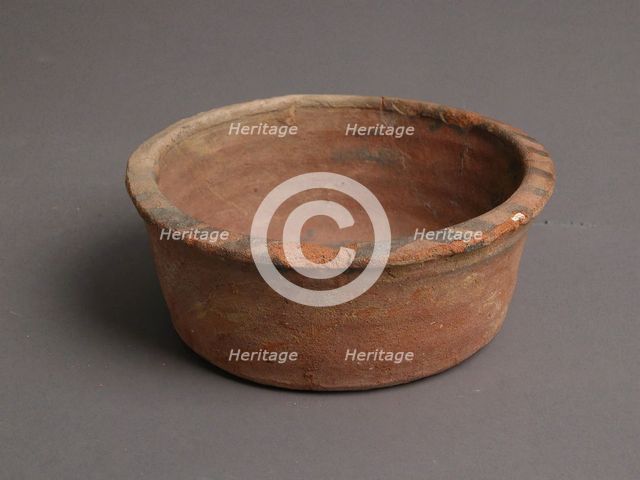 Bowl, Coptic, 4th-7th century. Creator: Unknown.