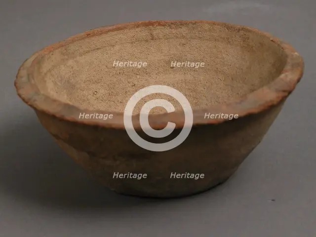 Bowl, Coptic, 4th-7th century. Creator: Unknown.