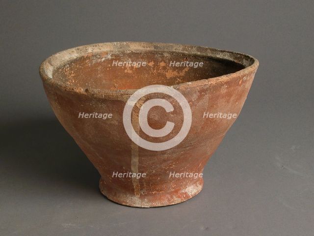 Bowl, Coptic, 4th-7th century. Creator: Unknown.