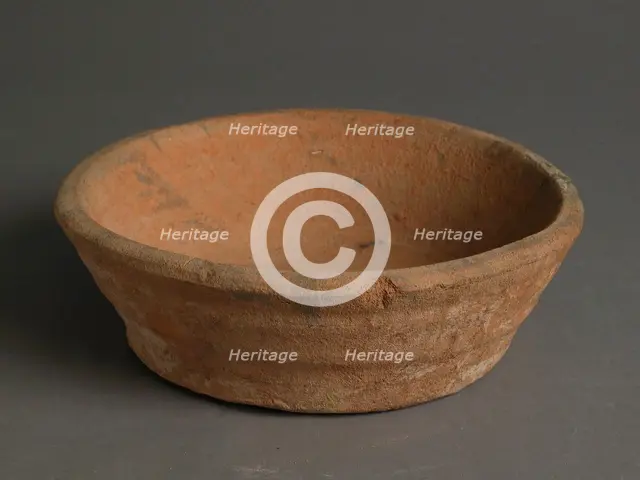Bowl, Coptic, 4th-7th century. Creator: Unknown.