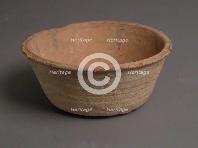Bowl, Coptic, 4th-7th century. Creator: Unknown.