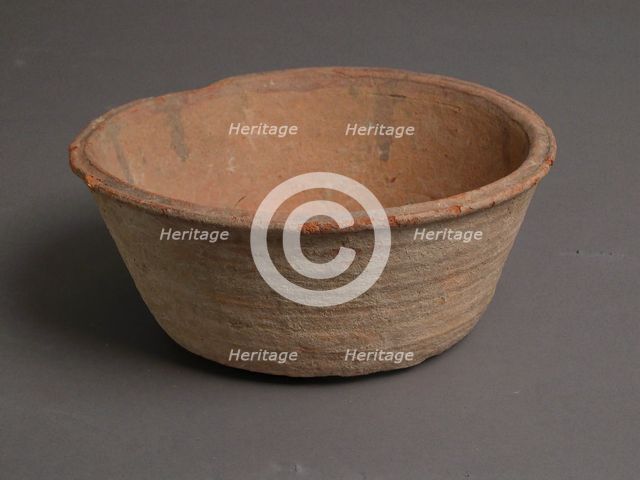 Bowl, Coptic, 4th-7th century. Creator: Unknown.