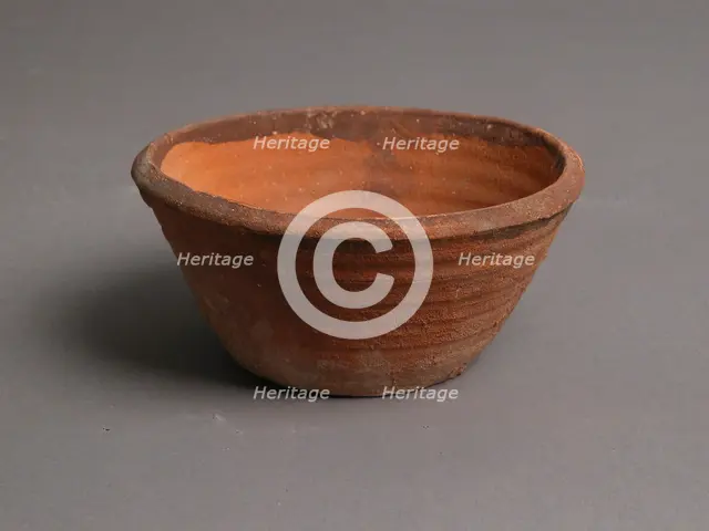 Bowl, Coptic, 4th-7th century. Creator: Unknown.