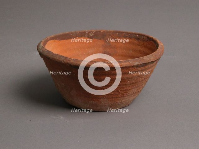 Bowl, Coptic, 4th-7th century. Creator: Unknown.