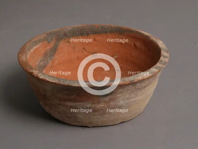 Bowl, Coptic, 4th-7th century. Creator: Unknown.