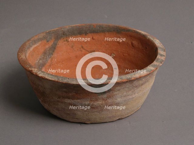 Bowl, Coptic, 4th-7th century. Creator: Unknown.