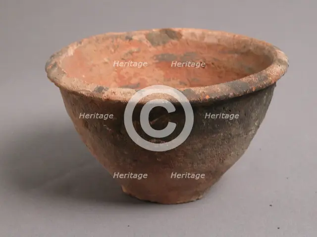 Bowl, Coptic, 4th-7th century. Creator: Unknown.