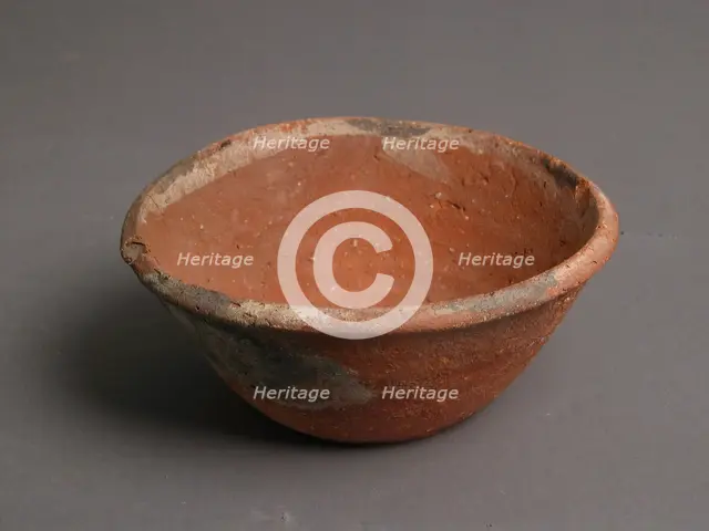 Bowl, Coptic, 4th-7th century. Creator: Unknown.