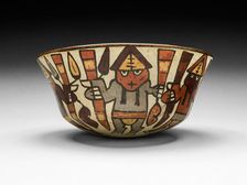 Bowl Depicting a Harvest Dance, 180 B.C./A.D. 500. Creator: Unknown