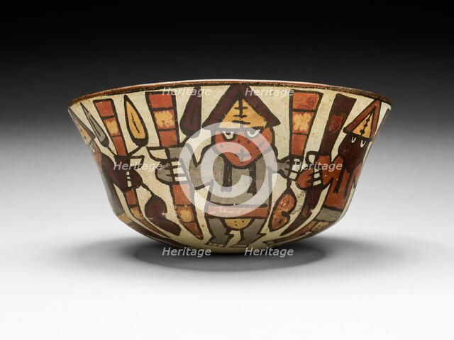 Bowl Depicting a Harvest Dance, 180 B.C./A.D. 500. Creator: Unknown.