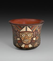 Bowl Depicting a Harvest-Festival Figure, 180 B.C./A.D. 500. Creator: Unknown